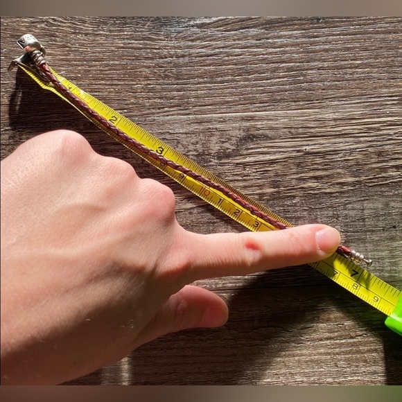 Authentic Pandora Single Braided leather bracelet - Picture 6 of 6